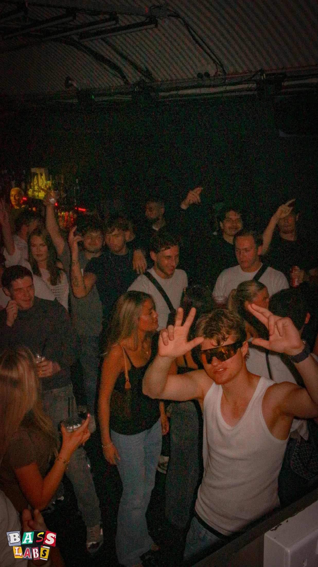 Crowd at Bass Labs First Birthday