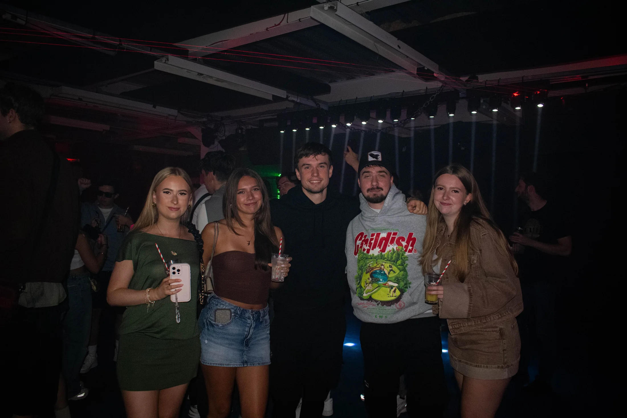 Guests at Bass Labs Sunset Underground